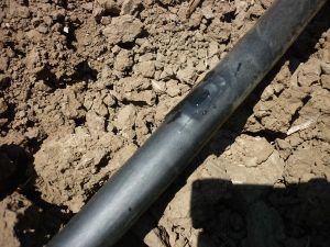 Подземно капково напояване на царевица - гр. Долна